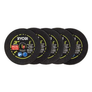 3" ALUMINUM OXIDE CUT-OFF WHEEL SET (5-PIECE)